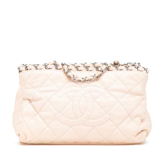 Pre-Loved Chanel Mini Quilted Lambskin Chain Me Tote - Picture 1 of 12
